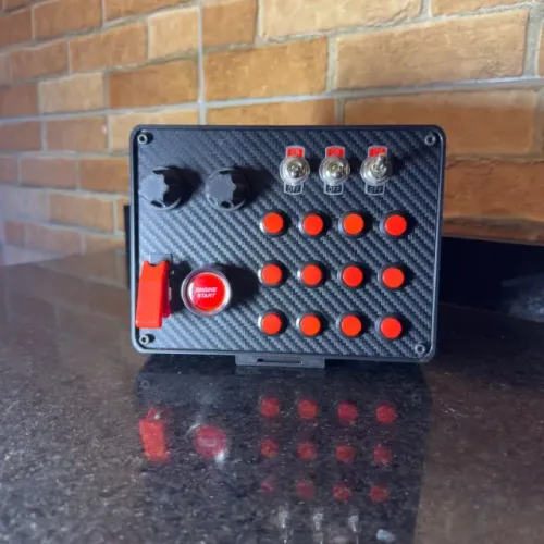 Button Box para Simulador - USB Plug and Play