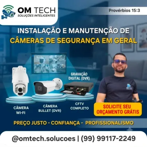 Instalação e Manutenção de Câmeras de Segurança