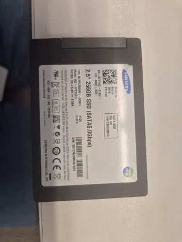 HD Ssd sata Samsung 256gb