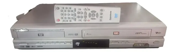 Vídeo Cassete Com Dvd Gradiente Dv-570 - Não Lê Dvd's # (Usado)