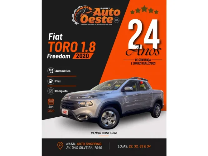 Fiat Toro Freedom 1.8 16V Flex Aut. 2020