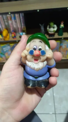 Boneco de Borracha Anão Mestre dos 7 Anões