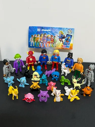 Pokémon + PlayMobil DC ( miniaturas).