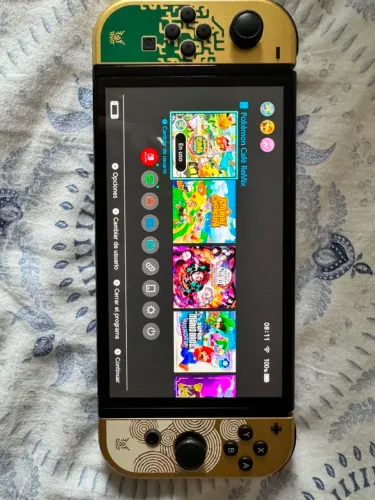 Nintendo Switch Zelda + 18 jogos