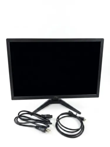 Monitor Para PC 19 Polegadas VX Pro Preto - Com Cabos e Caixa