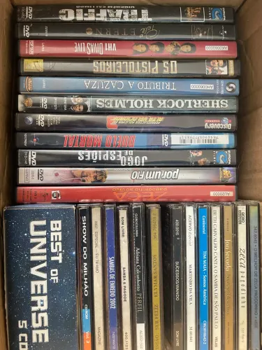 Lote de DVD e CD originais
