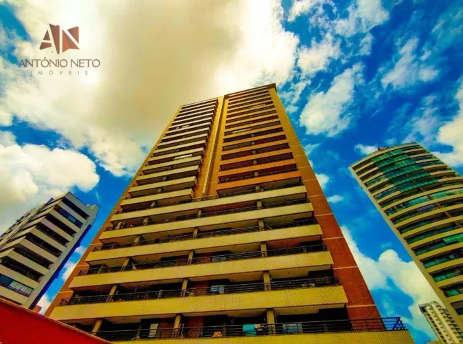 Apartamento com 1 quarto para alugar, 60 m² por R$ 3.722/mês - Meireles - Fortaleza/CE