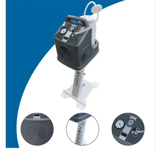 Aspirador cirúrgico a vácuo com pedestal - 1001PO-PE