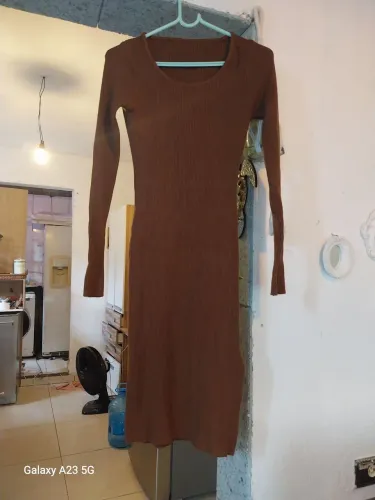 Vestido quentinho de elastano
