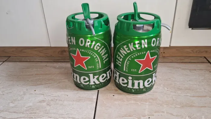 Recipiente chopp Heineken 5l vazio