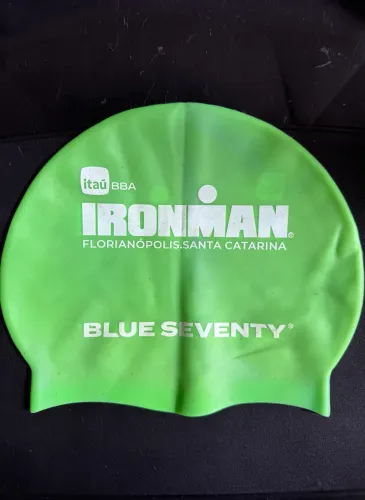 Touca De Natação Ironman Florianópolis Santa Catarina Triathlon Natação Ciclismo