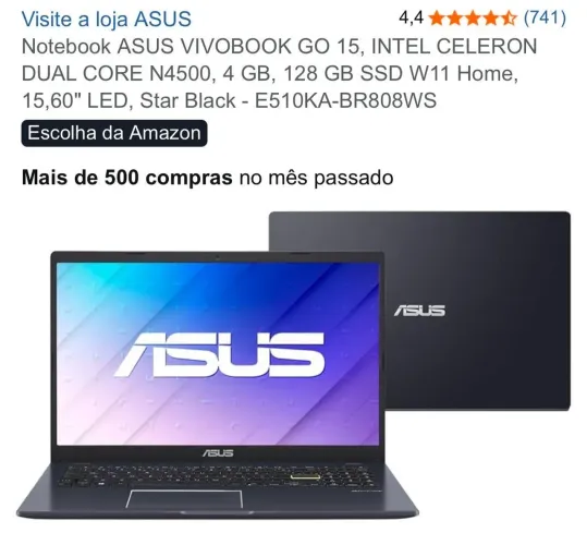 Notebook ASUS VIVOBOOK 1.5