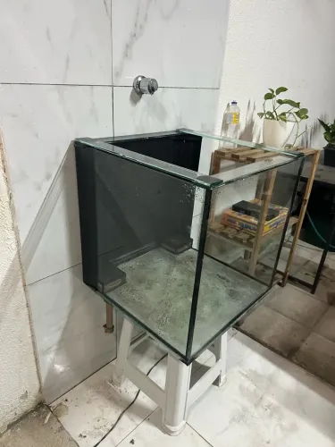Aquário ornamental 130L