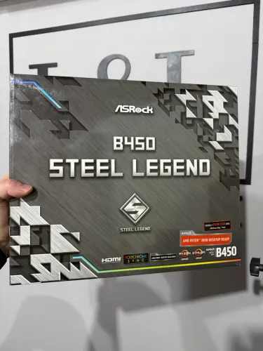 Placa mae am4 B450 asrock steel legend ATX