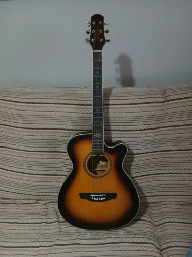 Violão Strinberg Sd200c Hbs Folk Fosco / Corda de Aço e Eletrico F
