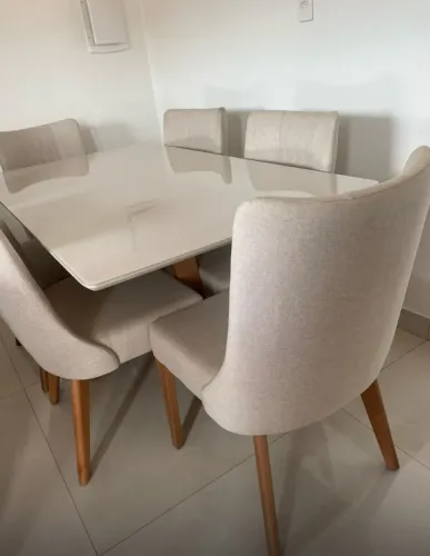 Jogo com 6 Cadeiras para Mesa de Jantar (Excelente Estado)