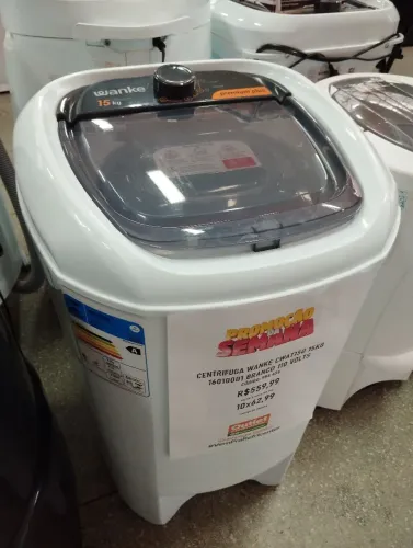 Centrífuga Wanke 15kg Nova ,Barata 10x63,00
