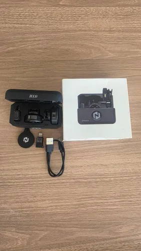 Microfone Lapela JCCO J6-S USB C e iphone lightning