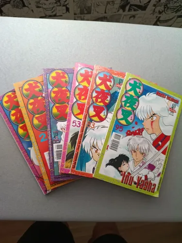 Mangá InuYasha - edições 1, 2, 4, 53, 83 e 95