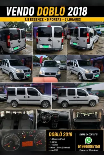 Fiat Doblo Essence 1.8 Flex 16V 5P 2018