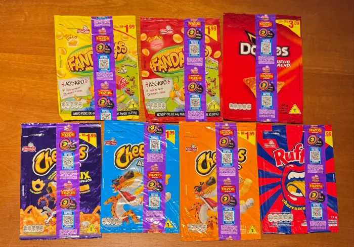 Embalagem Elma chips pac-man (UNIDADE)