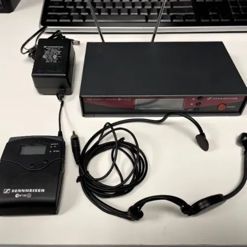 Kit Microfone Sem Fio Sennheiser EW100 G2 - 740-776 MHz - Receptor + Transmissor + Fonte