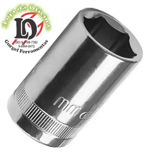 Soquete sextavado 1/2" 15mm SATA