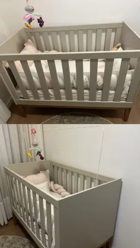 Vendo Berço Mini Cama Noah Square Reller c/ Colchão Ortobom Baby