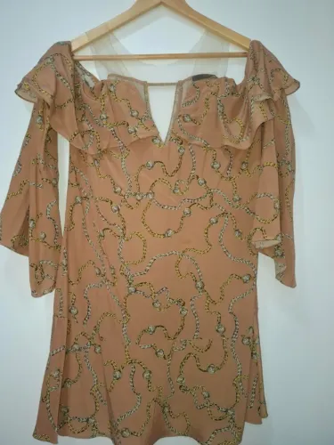 vestido Animale seda