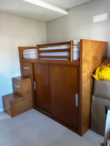 Cama Armário Madeira Maciça 