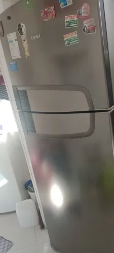 Geladeira inox Consul 455 litros 