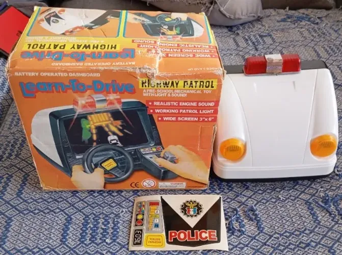 ( Defeito ) Simulador Learn To Drive Highway Patrol Anos 80
