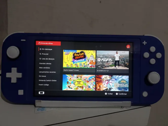 Nintendo switch lite Seminovo