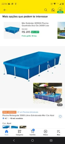 Piscina mor 3000 L