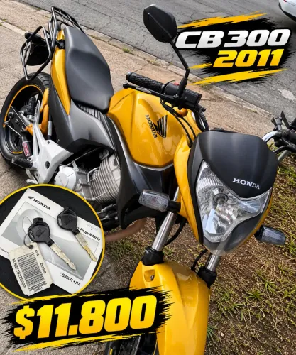 Honda CB 300R 2011 - Linda, Revisada e Pronta para Rodar