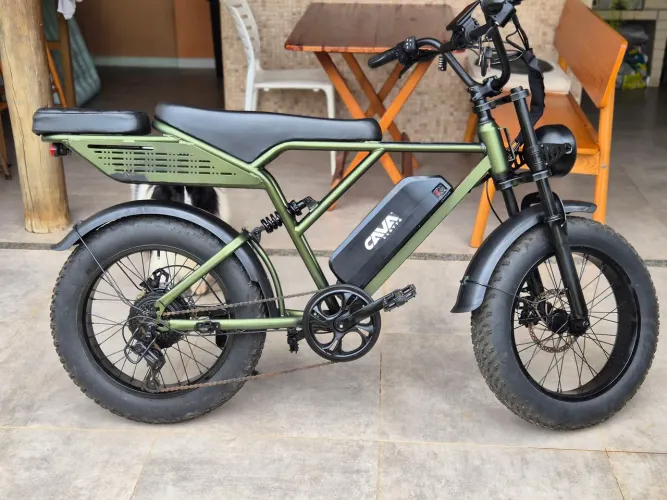 Bicicleta elétrica Cavalleta revisada pouco rodada