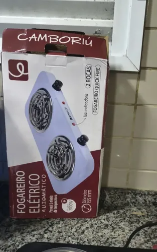 Fogareiro Elétrico Duplo 2000W Camboriú - 2 Bocas