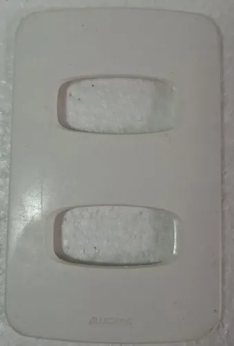 Placa 4x2 Alumbra Para 2 Módulos Distanciados / Separados/ Usada