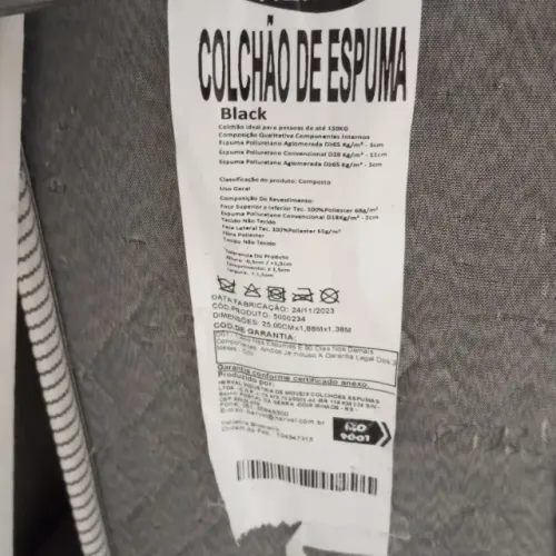 Colchão espuma densidade 45