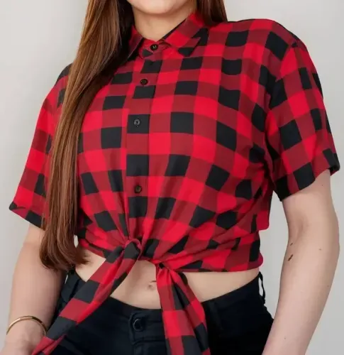 Camisas Xadrez (manga longa e curta)