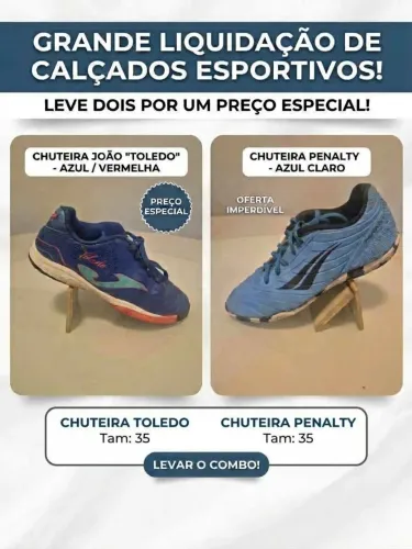 IMPERDÍVEL! CHUTEIRA JOMA TOLEDO + PÊNALTY MATIS