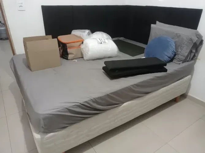 Armário de cozinha e cama Box os dois por 400
