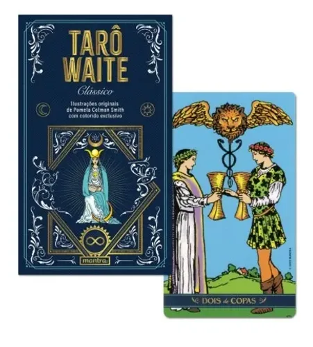 Tarô de Waite 78 Cartas com caixa