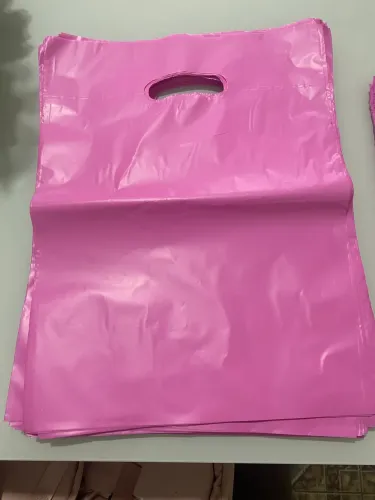 Sacola rosa de loja