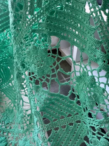 Colcha casal crochê