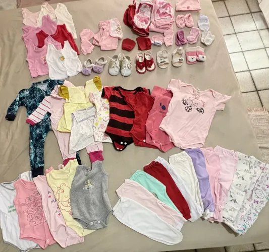 Lote de roupas bebê + de 40 itens
