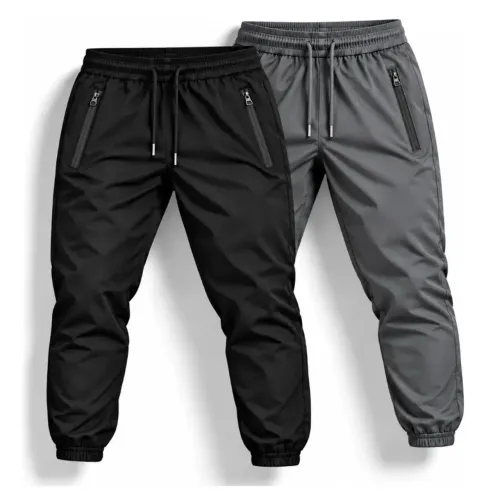 Kit 2 Calça Academia Poliamida Elastano Jogger Masculina