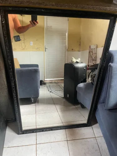 Espelho Grande Decorativo - Moldura Clássica Trabalhada
