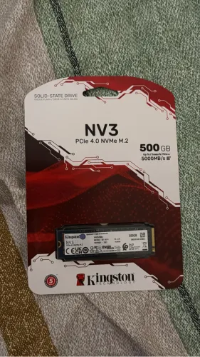 NOVO SSD 500gb nvme Kingston