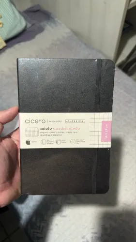 Caderneta Cícero quadriculado 21x14